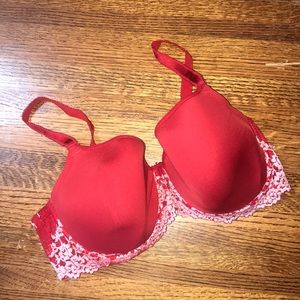 Red Wacoal Bra